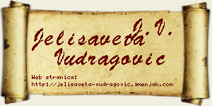 Jelisaveta Vudragović vizit kartica